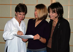 Text Box: Photo of Kathleen and Astrid that suggests intimacy and close companionship